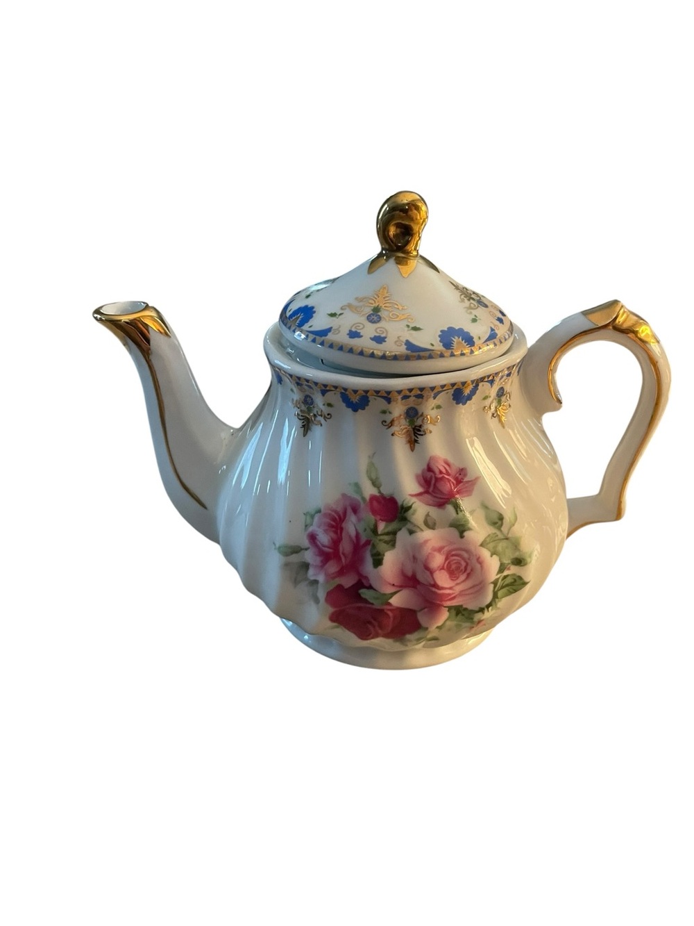 Nantucket Home Porcelain Teapot the "Victoria's Garden" Collection